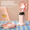 thumbnail image 5 of 2024 New 1800mAh Portable Fan Rechargeable 90° Foldable Fan Mini Air Conditioner Small Fan Air Cooler with LED Digital Display, 5 of 5