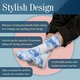 thumbnail image 4 of BambooMN Women's Bamboo Tie Dye Crew Socks - Blue - Extra Large - 2 pairs, 4 of 4