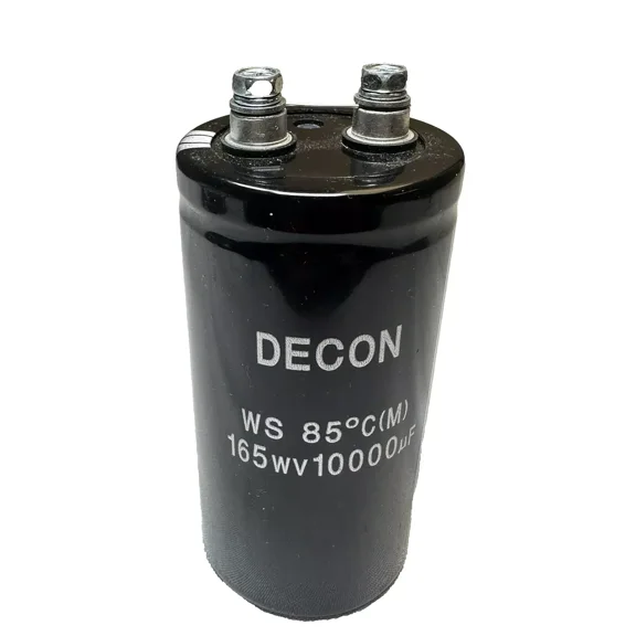 Electrolytic Capacitor AUDIO 10000UF 165 VDC 85c 4" Lg X 2" Dia for CROWN CREST