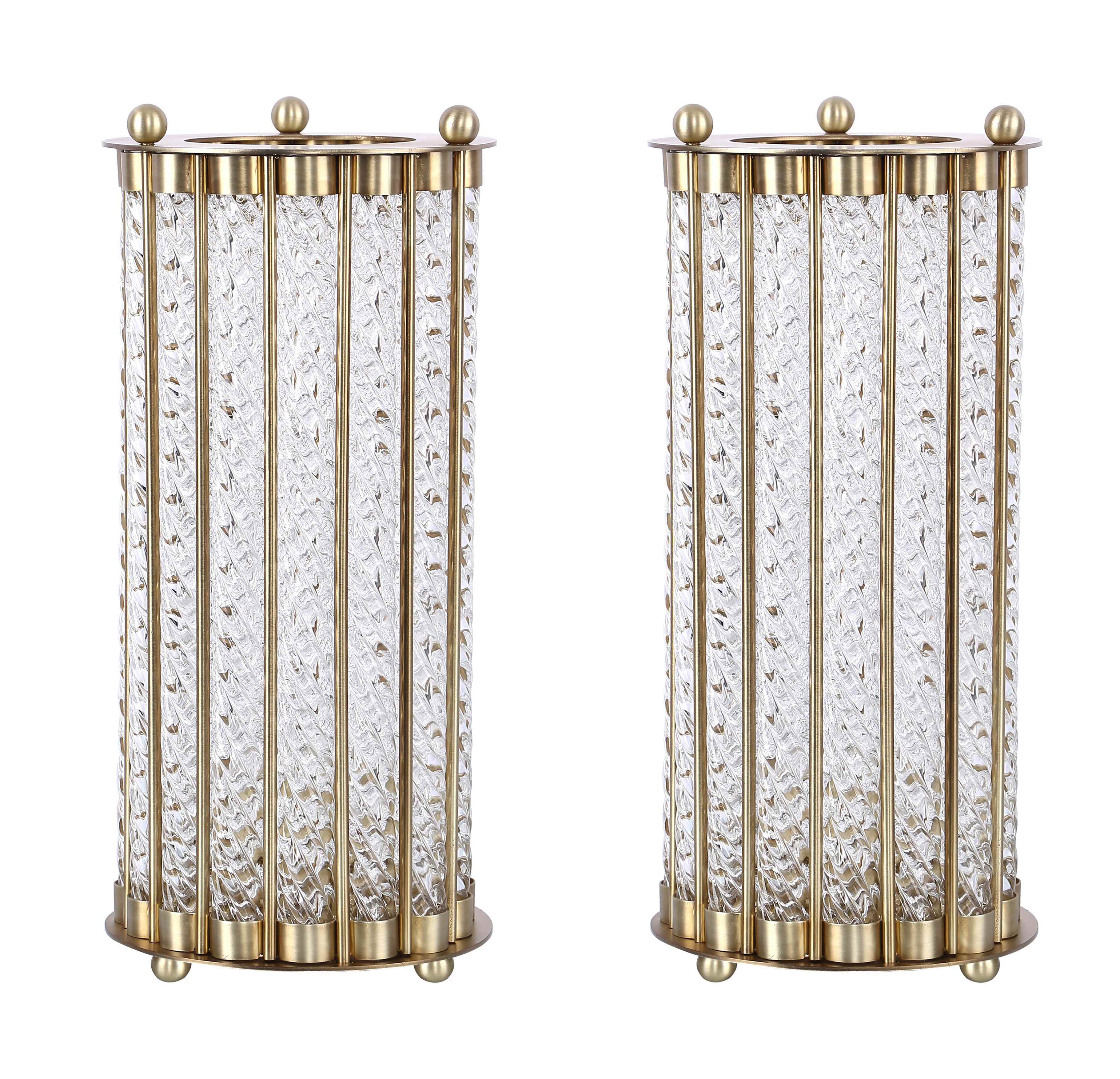 Gold Nightstand Lamp