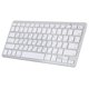 thumbnail image 1 of Ultra-Slim Wireless Bluetooth Keyboard (Russian Language) for Android Windows iOS - Silver, 1 of 5