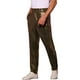 thumbnail image 4 of Pantalones de lentejuelas INSPIRE CHIC para hombres, pantalones rectos brillantes para fiestas disco, 36 Champagne, 4 of 5