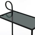 thumbnail image 7 of Metal Wine Bar Serving Cart with Rolling Wheels and Handles for Dining, Living room or Entryway, 7 of 7