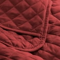 thumbnail image 3 of Bare Home Premium Diamond Stitched 3 Piece Coverlet Set - Ultra-Soft Luxurious Lightweight All Season Bedspread (Full/Queen, Red), 3 of 5