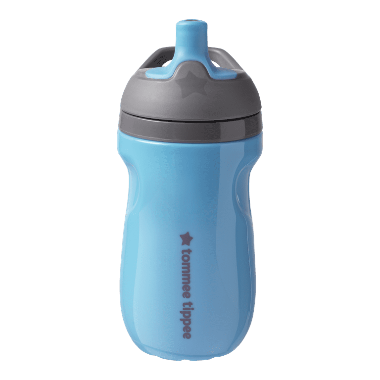 Tommee Tippee Insulated Sporty Water Bottle for Toddlers,  Spill-Proof, 9oz, 12m+, 2-Count, Purple and Raspberry : Sports & Outdoors
