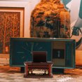 thumbnail image 4 of Retro Mini Record Player Doll House Decor 1Pcs Collectors 2.36X2.17X1.57In, 4 of 5