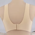 thumbnail image 4 of Plus Size Cotton Unlined Bra Comfort Wireless Lace Longline Bralette Convertible Bra High Support Wireless Bra, 4 of 4