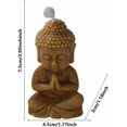 thumbnail image 2 of HUGFEGWE Buddha Candle Mold for Candle Making, Buddha Statue Silicone Moulds, Silicone Buddha Mold Candle Mold for Handcraft, Epoxy Resin Casting Molds for DIY Crafts, Soaps and Candle Making, 2 of 9