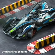 Lekihaqq 1 Packs 2.4GHz RC Drift Car High Speed Stunt Vehicle Rechargeable All Terrain Drifting Toy with LED Lights Remote Control Off Road Racing Car for Adults