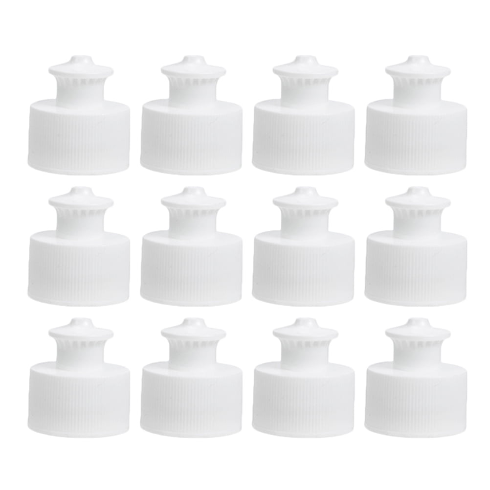PandaHall Elite Plastic Glue Bottles, Bottle Caps Through-hole, White,  4.1x16.3cm, capacity: 120ml, 12pcs/set