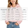 thumbnail image 6 of OGLCCG Girl's Faux Fur Coat Long Sleeve Button Front Fuzzy Hooded Cropped Jacket Fall Winter Fluffy Sherpa Coat(Pink,7-8Years), 6 of 8