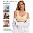 thumbnail image 6 of MANIFIQUE Posture Corrector Bra for Women Front Closure Bra Full Coverage Non Padded Wirefree, 6 of 8