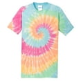 thumbnail image 5 of Mafoose Men's Short Sleeve Tie-Dye Male Cotton T-Shirts Pastel Rainbow L, 5 of 6