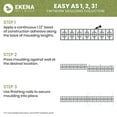 thumbnail image 4 of Ekena Millwork 46 1/4"W x 6"H x 3/8"T Hadley Fretwork Moulding, Architectural Grade PVC, 4 of 13