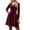 Wine, variant on hotojiny Womens Velvet Cocktail Dress Elegant Cocktail Party Dresses Long Sleeve Comfy Soft Crewneck Flowy Dress
