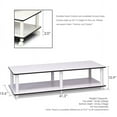 thumbnail image 3 of Furinno Just No Tools Wide TV Stand, Plain White, 3 of 6