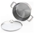 Induction 21 Steel Casserole with Glass Tempered Lid (6Quart
