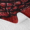 thumbnail image 5 of Homewish Dragon Eye Twin Quilt Set,Black Red Twin Coverlet Set,2-Piece, 5 of 7