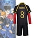 thumbnail image 4 of Disfraz de Cosplay de Anime BLUE LOCK Kaiser Isagi Yoichi Kurona, camiseta roja, pantalones cortos, disfraces de Cosplay de Bastard Munchen Ness, unisex, 4 of 5