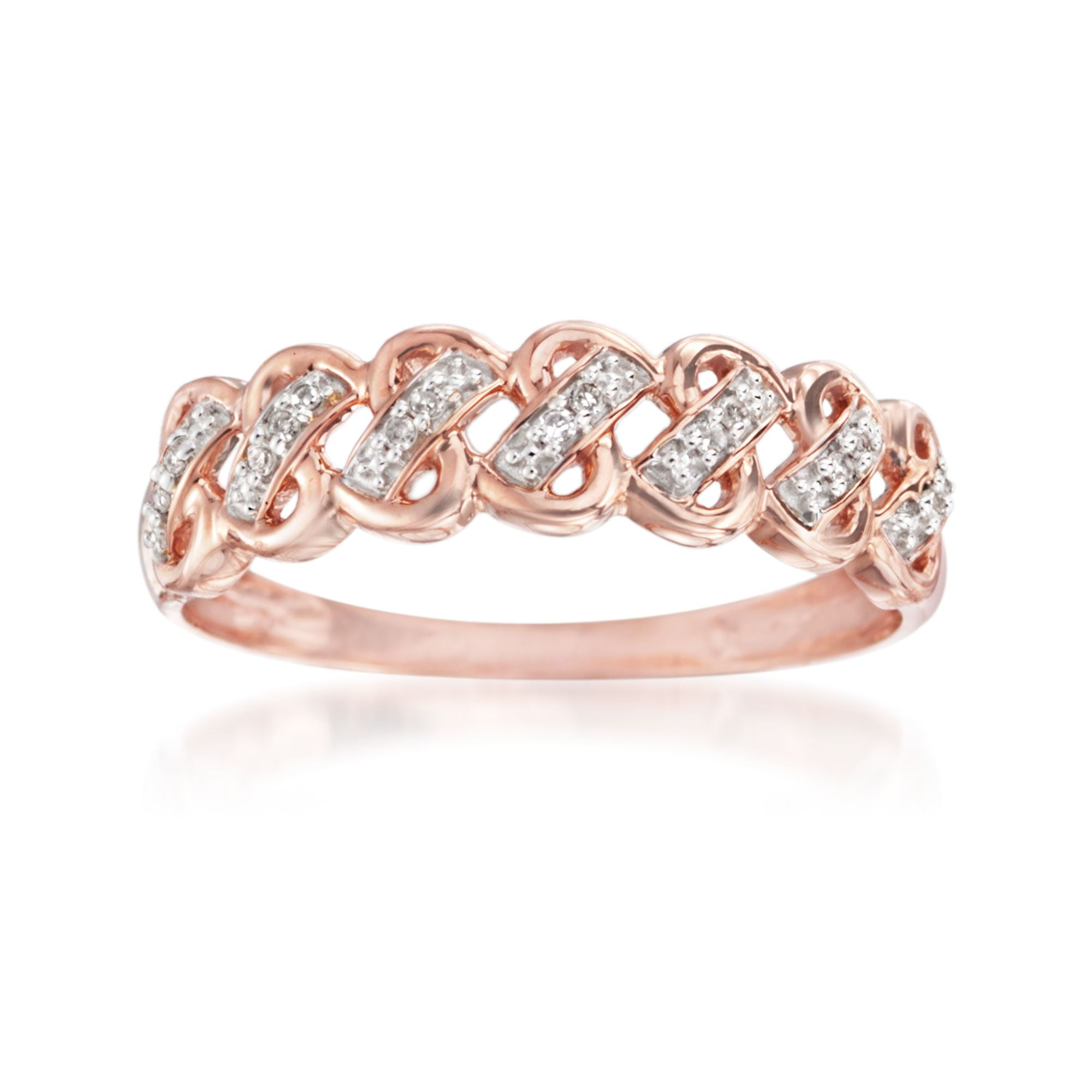 Rose gold ring. Кольца glare