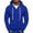 07Blue, variant on Dwelliawo Zip Up Hoodie Men Full Zip Casual Hooded Sweatshirts Drawstring Fleece Hoodie Baggy Long Sleeve Jacket Gray Pullover Sweatshirts with Pockets 2XL