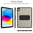 thumbnail image 3 of Shockproof Case for Apple iPad A16 11th Gen 11" 2025/ iPad 10th Genertion 10.9",Kickstand Slim Fit Rugged Bumper Lightweight Anti-Scratch Bumper Case Cover for iPad 11th 10th Gen 2025 2022,Black, 3 of 7