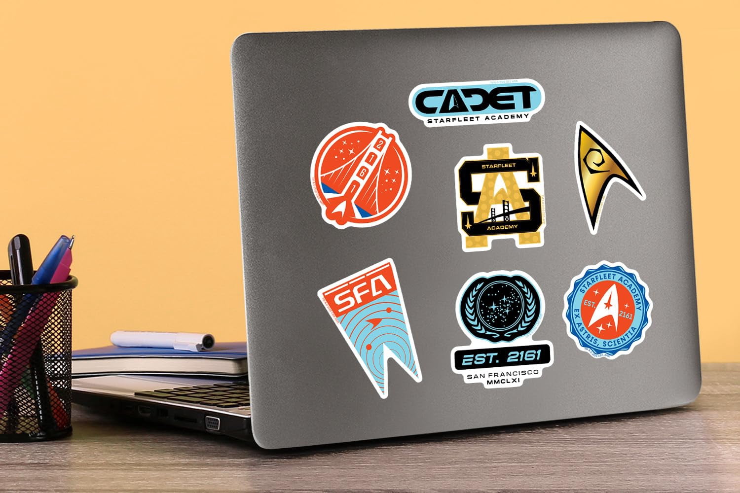 Star Trek Starfleet Academy 150ct Large Die-Cut Vinyl Stickers Variety Pack  Premium Indoor & Outdoor Decals for Laptop, Water Bottle, Tablet, Skateboard & More