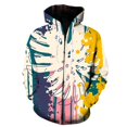 thumbnail image 1 of Sudadera con capucha y cremallera con estampado 3D de invierno con pintura de arte de grafiti para mujer y hombre, tops casuales de moda de gran tamaño, 1 of 6