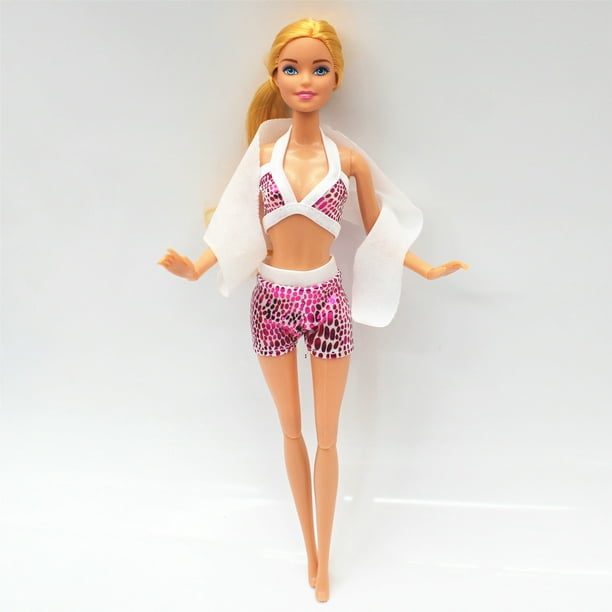 nipocaio 30cm Barbie doll changing swimsuit one-piece swimsuit