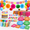 Fiesta, variant on Cat Themed Birthday Party Supplies Set, Serves 24, Pink Blue Disposable Tableware Decorations