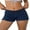 Dark Blue, variant on Michellecmm Women's Shirred Shorts Casual Elastic Waist Solid Color Ruffled Short Pants for Summer
