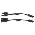 thumbnail image 1 of Y Branch Connector,1 Pair Y Branch Solar Panel Y Branch Connector Solar Panel Cable Splitter Enhanced Durability, 1 of 11