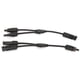 thumbnail image 2 of Conector del panel solar, divisor del cable del adaptador del panel solar del conector de la rama de 1 par Y, 2 of 8