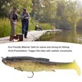 thumbnail image 3 of 12,5 Cm Leurres de Pêche, Appâts en Silicone T Queue Poisson Vif Mords Conception de Poisson Réaliste pour l'Eau Salée d'Eau Douce, 3 of 8