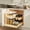 Wood 247, variant on 2 Tier Pull Out Cabinet Organizer for Under Sink 22½W x 21D, Heavy Duty Solid Wood Slide Out Drawer with U Bracket, Adjustable Under Sink Organizers and Storage for Kitchen Bathroom (Left)