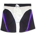 thumbnail image 7 of Stamzod Swimming Trunks for Men Solid Color Low Waist Swim Shorts Holiday Casual Stretch Beach Shorts for Men Black L, 7 of 7