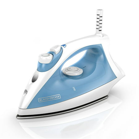 BLACK+DECKER SmartTemp Easy Steam Iron, Nonstick Soleplate Iron (Best Ironing Board To Use With Steam Generator Iron)