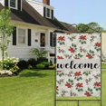 thumbnail image 4 of Spring Summer Multicolored Flower Leaves Garden Flag 28x40 Inch Double Side for Outdoor Courtyard Garden Decor Flowers Welcome Holiday Flag for Outside Decoration, 4 of 6