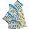 Bingo Paper Game Cards - 3 cards - 5 sheets - 100 books of 5 sheets