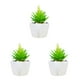 thumbnail image 2 of Plantas artificiales Inteprter suculentas bonsai maceta flores falsas decorativas tipo 4, 2 of 6