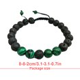 thumbnail image 4 of Mode 8MM Bracelets Assortis Réglable Noir Mat Bouddha Perles Diffuseur Bracelet Exquis Femmes Accessoires Cadeaux pour Hommes Malachite, 4 of 9