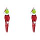 thumbnail image 1 of Adorno Halloween Felpa Muñeco Monstruo Pierna Larga Recuerdos Fiesta () Rojo, 1 of 4