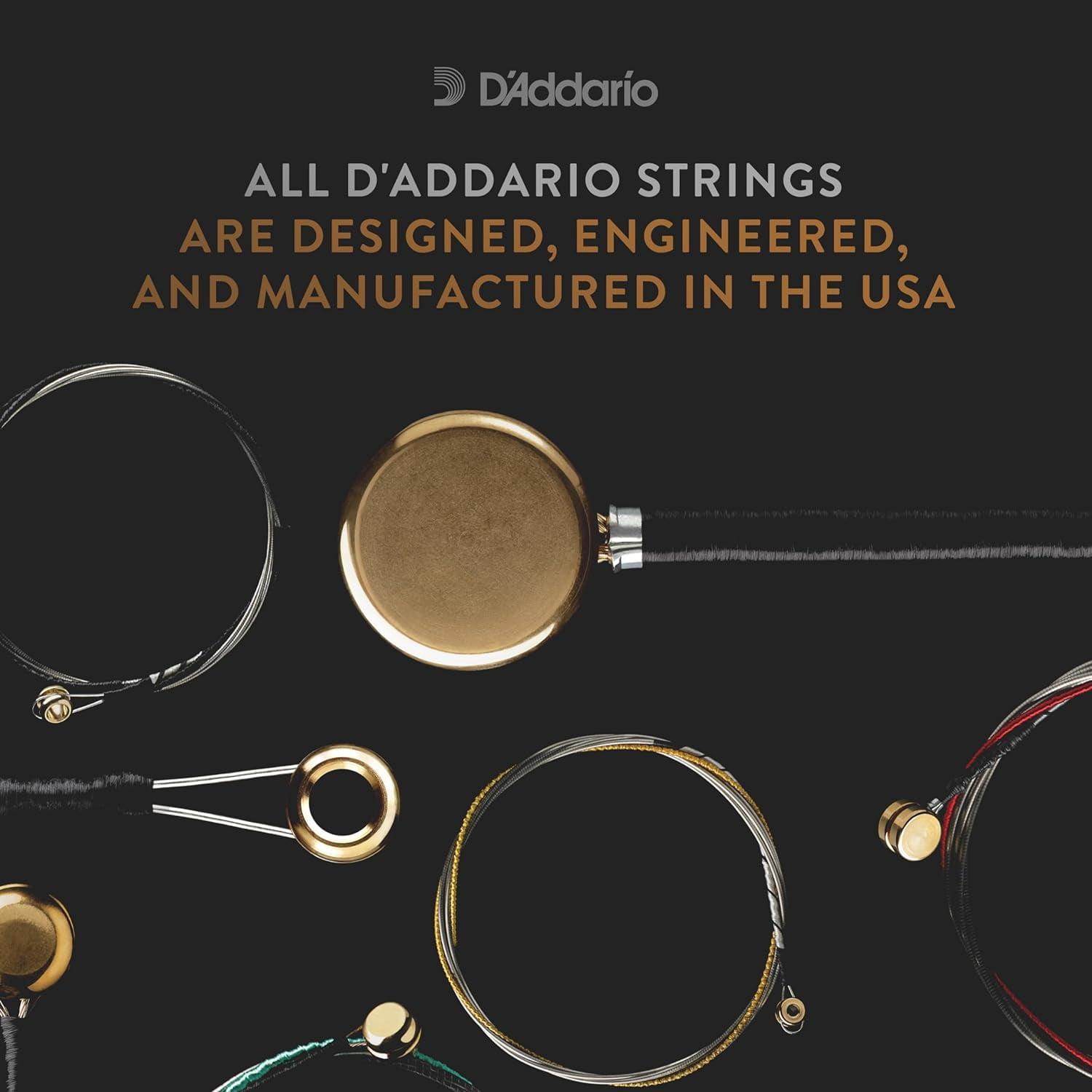 D'Addario Kaplan Amo Series Viola C String 16+ in., Medium