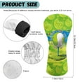 thumbnail image 6 of Yuyamidu Golf Ball Golf Club Covers Driver Headcover Hybrid Headcover Fairway Wood Head Covers Green Golf Headcovers PU Leather Golf Headcovers for Golf Clubs Men Golfer, 6 of 7