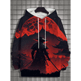 thumbnail image 3 of Sudadera con capucha para hombre nueva de otoño 2024 con estampado 3D de samuráis japoneses, sudadera con capucha de estilo hip hop de moda callejera, ropa para hombre, 3 of 5