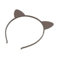 thumbnail image 5 of Unique Bargains 1 Pc Cute Frosted Cat Headbands for Women Dark Brown, 5 of 6