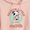 thumbnail image 3 of Disney - Santas Little Helper - Juniors Cropped Pullover Hoodie, 3 of 5