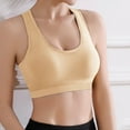 thumbnail image 2 of SwiftWear Workout Sports Bras for Women Wirefree Bras Push Up Bras for Women Beige Seamless Sports Bras,M-XL, 2 of 5