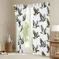 thumbnail image 3 of jejeloiu Rustic Mallard Blackout Curtains Set of 2 (52x84 Each),Wild Flying Animal Window Curtains,Gray White Brown Curtains and Drapes For Men Women,Ultra Soft Home Decor, 3 of 6