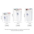 thumbnail image 4 of Caja De Almacenamiento De Cocina Contenedor De Almacenamiento De Cocina Transparente De Rejillas Múltiples Con Escala Speravity HA025653-01, 4 of 6